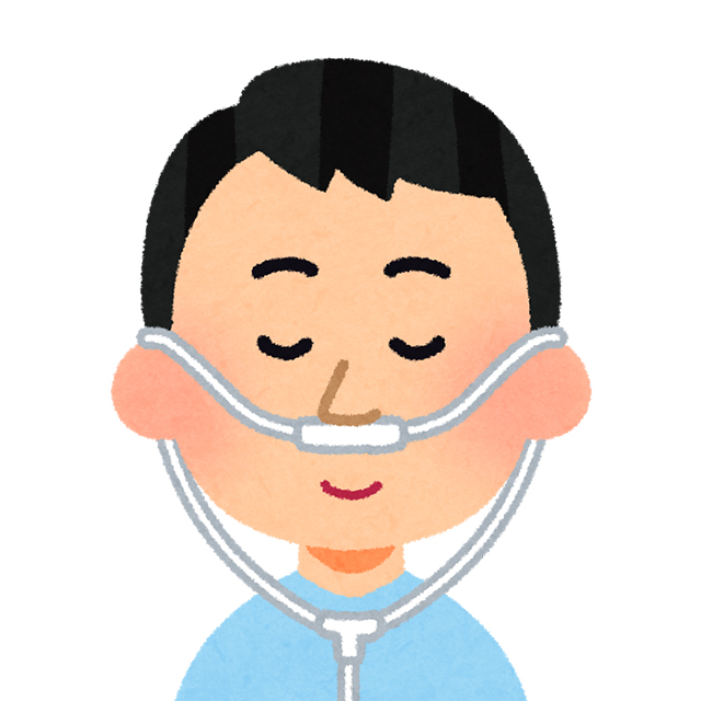 在宅酸素療法のイメージ
